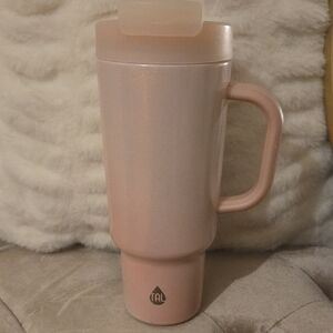 Pink Shimmer 40oz TAL Travel Mug